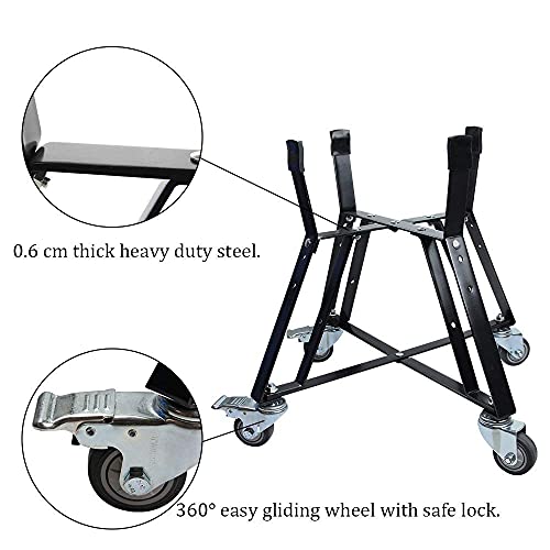 Dracarys Medium Green Egg Nest - Rolling Stand With Heavy Duty Locking Caster Wheels, Powder Coated Steel - size: medium(M)