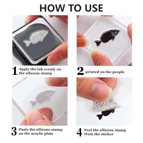 CHGCRAFT 4 Pcs Landscape Silhouette Pattern Clear Stamps Tree Branches Seaside Beach Silicone Stamp Seal for DIY Scrapbooking and Card Making Paper Craft Decor 6.3 × 4.3 Inch - style: Landscape Silhouette