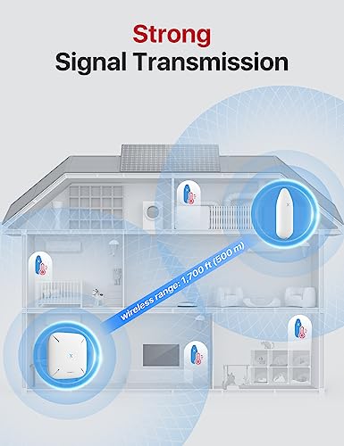 X-Sense Indoor Wi-Fi Thermometer Hygrometer, Base Station Required | Smart Temperature Sensor for House, Bedroom, Wine Cellar - size: 1-Pack (Base Station not included)