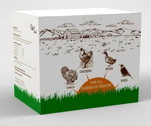 Classic Flock 11LB Dried Mealworms, High Protein for Chickens & Birds | Natural-Sourced Worms, No Fillers or Preservatives, Low Dust, Suitable for Chickens, Ducks, Reptiles - size: 11 Pound (Pack of 1)