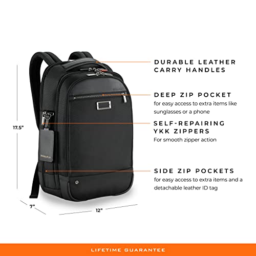 Briggs & Riley @Work Medium Backpack, Black - color: Black, size: Medium Backpack 1.0