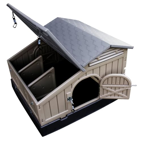 SnapLock Formex Standard Chicken Coop for 4 Chickens – Durable Plastic Hen House with Easy Assembly, Ventilation, Removable Tray & Walk-in Access | Lightweight Outdoor Casa para Gallinas - style: Standard Coop
