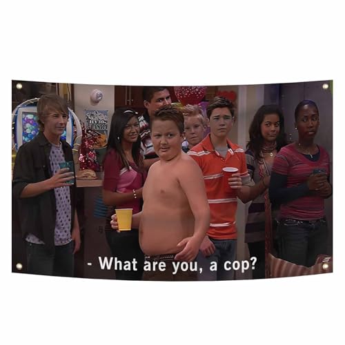 Funny Gibby Flag 3X5 Feet What Are You A Cop Banner College Dorm | With 4 Brass Grommets,Man Cave ,Frat Wall Outdoor Decor - color: G5