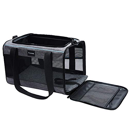 Vceoa 19"x12"x12" Pet Carrier for Cats | Toy of Fabric Pet Home - size: 19.0"L x 12.0"W x 12.0"H