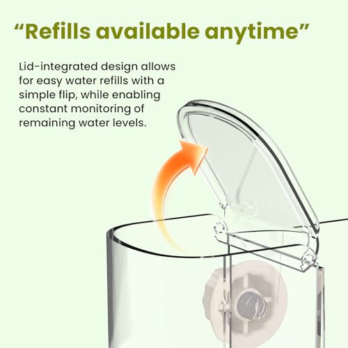 2 in 1 Bird Feeder Food Container for Cage,Automatic Bird Water Dispenser | Three Waterproof O-rings No Leaks,Integrated Feeding and Watering Functions,Easy to Add Water,Safe ABS Material