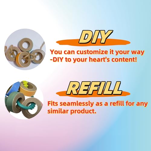 24Pcs Fatty Bagels Bird Toys for Parrots Durable Cardboard Chewing Shredding Foraging Foot 1.75" for Medium & Large Parrot Amazons Mini Macaws African Greys Cockatoos Eclectus Senegal - size: 24PCS