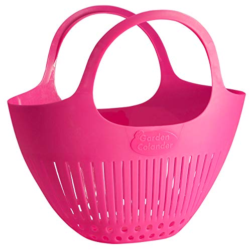 Hutzler Garden Colander, Pink - color: Pink, size: Large