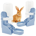 kathson Rabbit Water Bottle, 17oz Hanging Water Fountain Automatic Dispenser No Leak WaterFeeder for Bunny Chinchilla Guinea Pig Hedgehog Ferret - size: 2PCS Water Dispenser, Blue