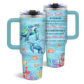 DUUV Sea Turtle Tumbler 40oz, Blue Turtles Cup Gifts for Women | Ocean Themed Tumbler for Beach Lovers Leakproof, Cute Animal Print Water Bottle, Ideal Gifts for Sea Turtle Lover, 1 Pack - color: Light Blue Turtle