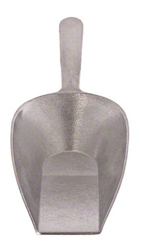 16-Ounce Flat Bottom Aluminum Scoop - color: Aluminum - Flat Bottom, size: 16 Oz