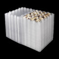 150 Pack Quail Egg Cartons, Clear Plastic Quail Egg Trays, Holds up to 20 Quail Eggs Securely - Your Ultimate Small Eggs Carton Holders for Bulk Storage and Display - size: 150 Pack Quail Egg Cartons 20 Grids