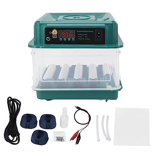 Zerodis Automatic Egg Turner, LED Egg Incubators Automatic Egg Incubators Display Dual Power Supply Egg Incubator Hatches Chicken Duck Quail Eggs (US Plug 110V 10 Eggs) - size: US Plug 110V 10 Eggs