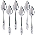 6 Pcs Stainless Steel Bird Feeding Spoon - Narrow Tip for Baby Birds Young Pet Birds, Parrot Milk Spoon Fit Finch Canary Cockatiel Hand Feeding,Spoons for Feeding Nestlings/Hatchlings