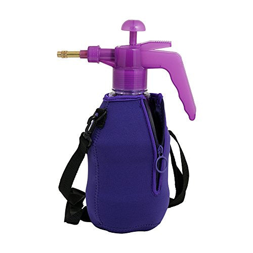 (Ultra Cool™ XLS) USA Misters 1.5 Liter Mister & Sprayer Personal Water Pump with Full Neoprene Jacket and Built-in Carrying Strap - color: Purple