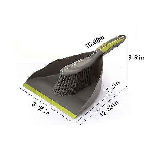 Dustpan and Brush Set,Dust Pans with Brush,Hand Broom Dust Pan,Broom Dustpan Set are Suitable for Kitchen, Sofa, Table, Car Trunk and Seat, Pet Nest and so on.(2pcs) - size: 2 count