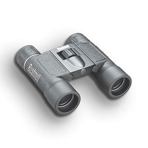 Bushnell 132516 Powerview 10x25 Compact Folding Roof Prism Binocular (Black)