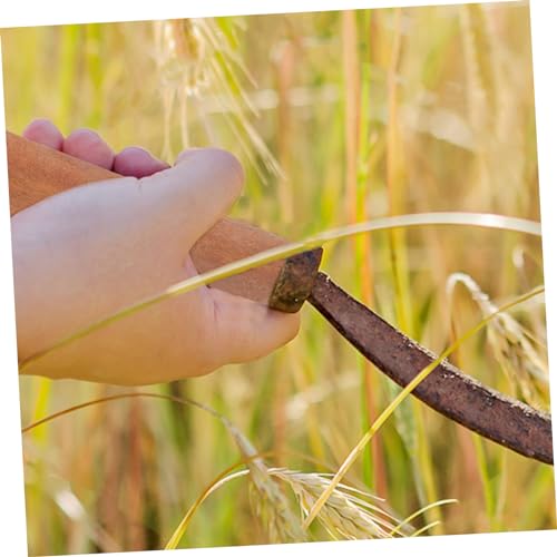 KOMBIUDA Wood Handle Replacement for Ladle 11.81 Inch Multi-Use Spoon Handle Ergonomic Grip for Kitchen Ladles Water Scoop Manure Spoon Lightweight Easy to Install