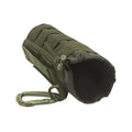 Tactical Water Bottle Pouch, Anti-Swing, MOLLE Belt Loop, 18-25oz | 3-Way Attach: MOLLE, Belt & D-Ring | 1000D Nylon | Mesh Drain Bottom | For Hiking, Hunting, Camping - color: Green