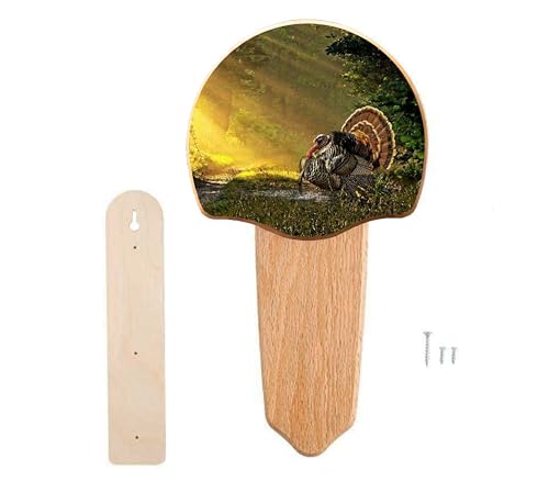 Foggy Bottom Woodworks Solid Oak Turkey Display Kit with Sunrise Call Image