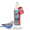 Aloe Vera Spray 8 Fl Oz - Natural Skin & Feather Care Spray | Soothes Dry Skin & Supports Healthy Feathers – Easy to Use Bottle for Gentle Hydration for All Birds - size: 8 Fl Oz (Pack of 1)