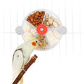 Bird Creative Foraging System Wheel Seed Food Ball Rotate Training Toy for Small and Medium Parrots Parakeet Cockatiel Conure (Clear) - color: Clear