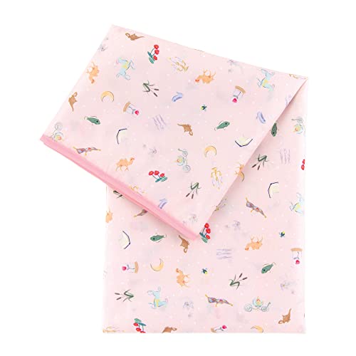 Bumkins Disney Baby Splat Mat for Under High Chair, Babies Toddlers Eating Mess Mat, Waterproof Reusable Cloth for Arts and Crafts, Playtime Mat for Kids, Floor or Table 42inx42in, Princess Magic Pink - color: D2 Princess Magic