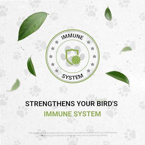Birds Immunity | Natural Herbal Dietary Pet Supplement for Birds | Immune Support | Alcohol-Free Extract, Elder Flowers, Calendula, Dandelion Root, Rosemary, Fennel 2 oz - style: Immunity