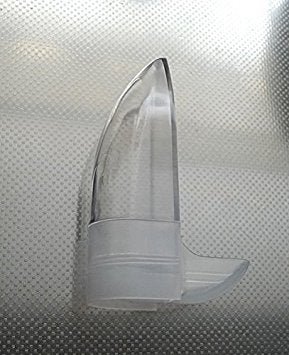 Bird Cage Water Bottle Dispenser Feeder Small 2pcs (Clear) | For Zebra finch / Budgies size birds - color: Clear