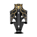 Portland Design Works Water Bottle Cage - Lightweight Water Bottle Holder for Bikes, Owl Cage, Black/Gold - style: Owl Cage- Black/Gold