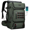 WITZMAN Carry on Travel Backpack for Men Airline Approved Fits 16" Laptop | Nylon 3 in 1 Luggage Duffle Bag with USB Charging Port, Shoe Compartment, For Weekend Getaway, Overnight Trip, B682 Green - color: 02.army Green
