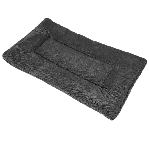 Petmate Aspen Pet Rectangular Kennel Mat, Dark Gray, for 19' Crates, 16.0" L x 9.0" W x 1.5" Th - size: Up to 10 lbs
