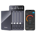 GoveeLife Smart Wireless Meat Thermometer Digital 4 Probes with App Alarm | Stable Bluetooth WiFi Transmission, IP68 Waterproof, Standalone Charge Magnetic Base, Grill Thermometer for BBQ, Smoker, Oven - style: 4 Probe
