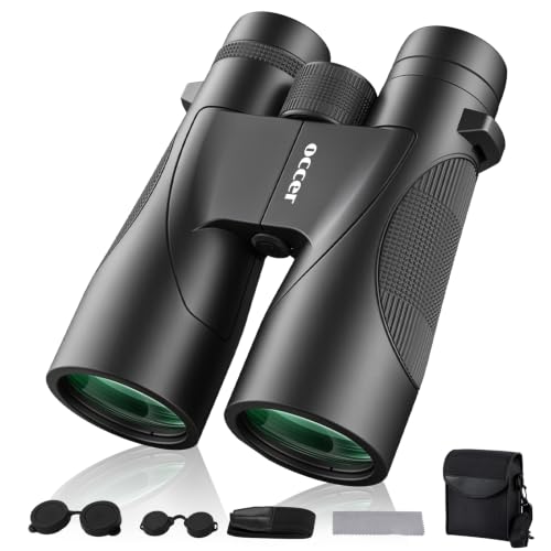 12x50 Binoculars for Adults Cruise Ship Travel Outdoor High Powerd Gift | Large 50mm Objective Lens, Easy Focus, Low Light Vision, Clear Image for Bird Watching Hunting Concert Stargazing
