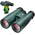 15x52 HD Binoculars for Adults High Powered with Upgraded Phone Adapter | Bright & Sharp HD Optics, Clear Low Light Vision, Large View, Waterproof, Lightweight for Bird Watching Cruise Travel Hunting