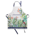 Maison d' Hermine Aprons for women with Pocket 100% Cotton (27.50"x31.50") | Adjustable Neck Strap & long ties Apron Men Chef Wedding Cooking Gardening Server Maid - color: 033 - Mosaic