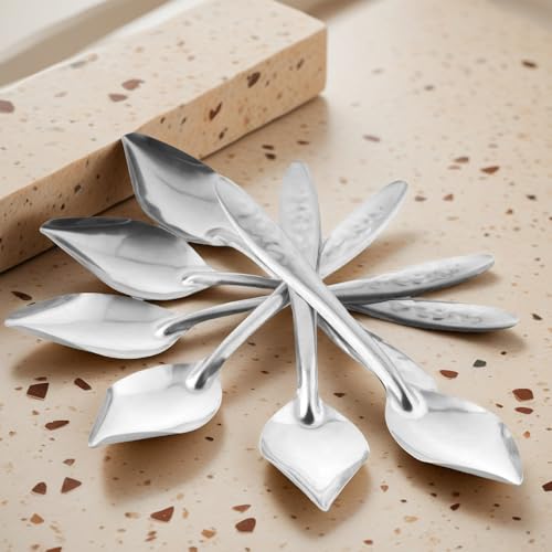 6 Pcs Bird Parrot Feeder Spoon Stainless Steel Hand Feeding Scoops for Small Birds