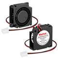 2Packs Wathai 30mm 24V Blower Fan Brushless Exhaust Fan 2pin 30 x 30 x 10mm | for DIY Cooling Single Board Computer, Custom Setu, Hotend - color: 30x10mm 24V