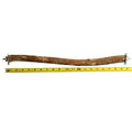 Polly's Full Length Hardwood Cage Perch for Parakeets, Cockatiels, Cockatoos, Macaws, and Other Birds (20") - size: 20"