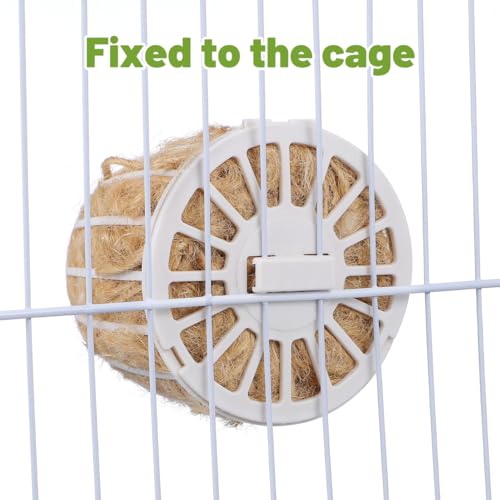 Totority Natural Jute Bird Nesting Material Kit with Mixed Fillings | Soft Durable Eco-Friendly Nest Pads for Hummingbirds, Canaries, Finches, Parakeets, Ideal for Garden & Aviary Use