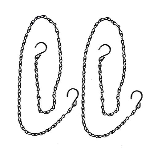 yeezo S Hook Steel Hanging Harness Chain for Hanging Poultry Drinker Feeder, Adjustable 40" Long, Tested Hold 30lb Weight