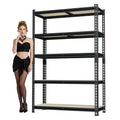 5 Tier Garage Shelving, Adjustable Heavy Duty Garage Shelves | 72 "H Metal Storage Shelves Unit for Basement,Warehouse,Pantry Kitchen - size: 72*40*18