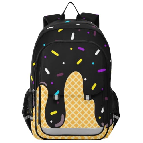 Kids Backpack Elementary Middle School Bags for Boys Girls | Travel, Daypack, Lightweight, Waterproof, with Reflective Strip - color: Multi 1