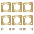 Metal Bird House Guard, Bird House Hole Protector with Copper, Portal Hole Protector for Small Wooden Room, 1-1/2" Opening, 6PCS - size: Opening 1-1/2"