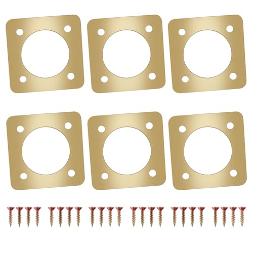 Metal Bird House Guard, Bird House Hole Protector with Copper, Portal Hole Protector for Small Wooden Room, 1-1/2" Opening, 6PCS - size: Opening 1-1/2"