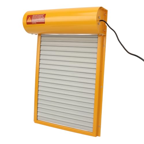 Automatic Chicken Coop Door Opener Battery Powered Timer LED Display with Programmable Controller for Chicken Duck Goose Poultry Coop (Yellow) - color: Yellow