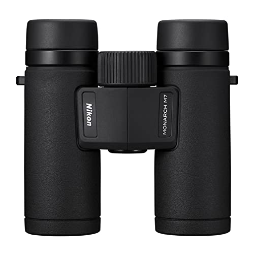 NIKON MONARCH M7 Binoculars | Lightweight Waterproof Fogproof Binoculars with ED Glass & Multilayer Coatings | Wide View, Smooth Focus & Long Eye Relief for Birdwatching, Wildlife & Outdoor Use, 8x30 | Long Eye Relief, lightweight Waterproof Fogproof Bino