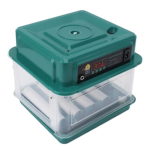 Zerodis Automatic Egg Turner, LED Egg Incubators Automatic Egg Incubators Display Dual Power Supply Egg Incubator Hatches Chicken Duck Quail Eggs (US Plug 110V 10 Eggs) - size: US Plug 110V 10 Eggs