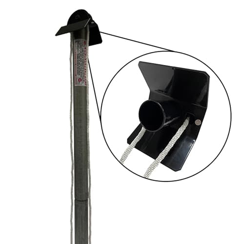 Galvanized Steel Easy Pulley System Martin House Pole
