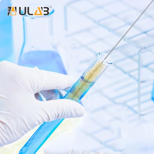 ULAB Scientific Lab Cleaning Brush Set, 7 Sizes for Different use, one Beaker Brush, one Buret Brush, one Cylinder Brush, Four Tube Brushes, UCB1001