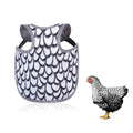 Chicken Saddle for Hens - Chicken Aprons for Hens With Adjustable Straps, Chicken Aprons & Vest Jacket for Hens - style: White Feather